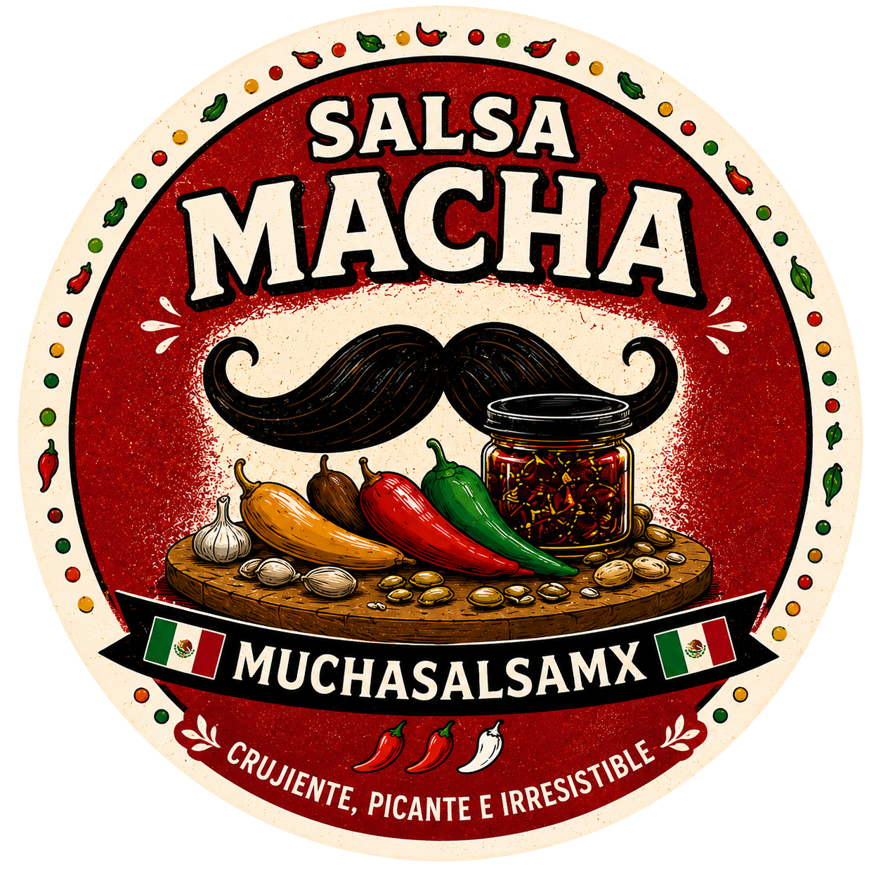 Etiqueta Salsa Macha